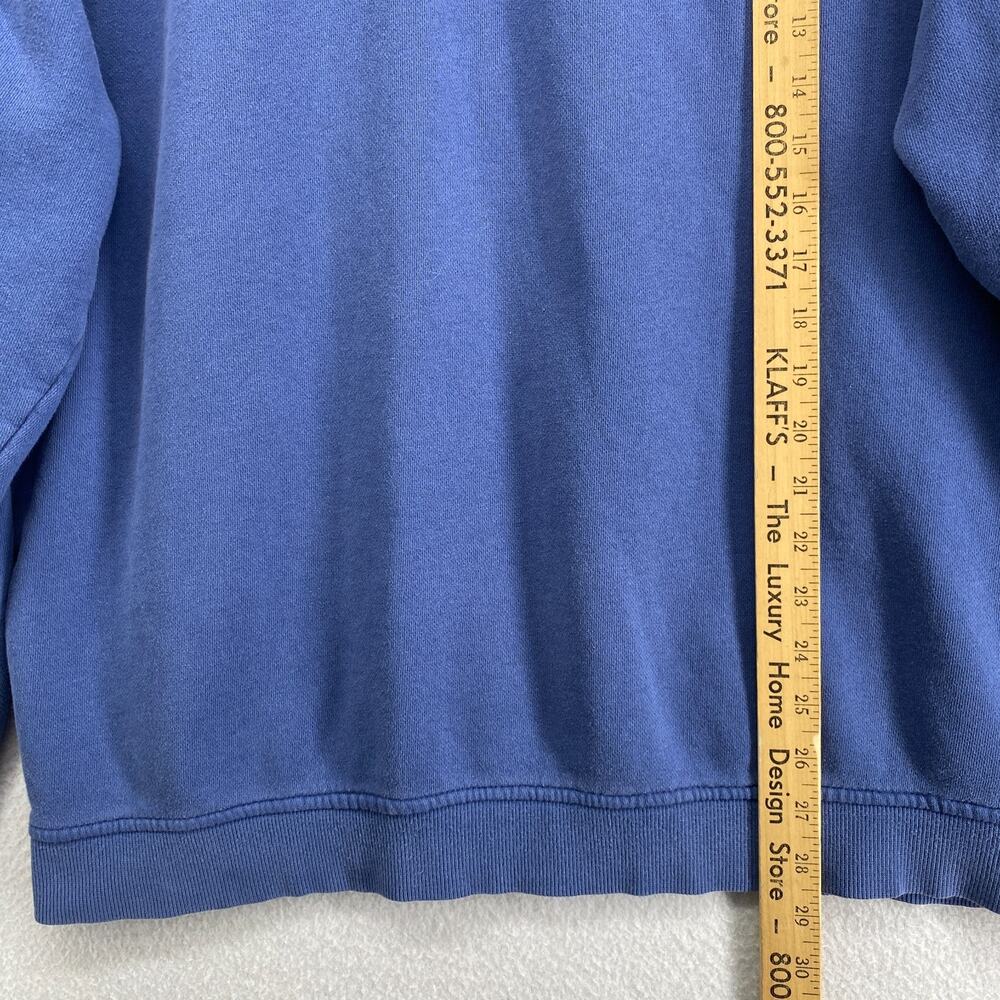 VINEYARD VINES Sweatshirt Mens XL Ripstop Contrast Shep Shirt 1/4 Zip Blue Green - Picture 10 of 14